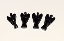 1 Inch Black Tourmaline Gemstone Angels