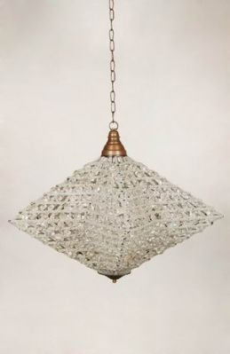 BEADED STAR SHAPE CHANDELIER