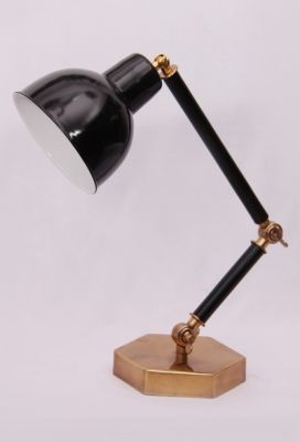 BRASS ANTIQUE BLACK LAMP SHADE