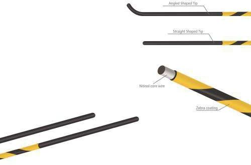 Nitinol / hydrophilic wire