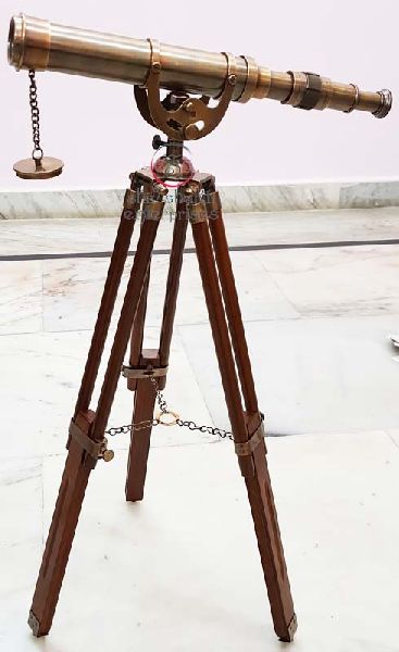 Antique Telescope with Tripod