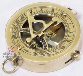 Flap Sundial Compass