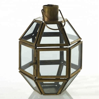 Iron Lantern hexagonal, Size : Customized Size