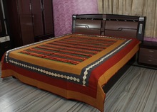 Ramdev Handicrafts Kantha 100% Cotton Bed Cover Radiant Embroidered, Color : Multi