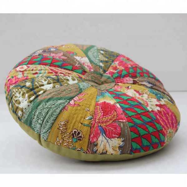 100% Cotton Round Shape Seat Cushion, for Beach, Bedding, Chair, Christmas, Decorative, Floor, Home