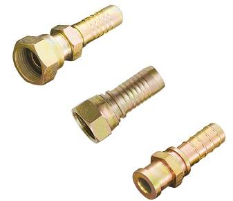 Round Multiple Brass Nut Crimping Type, for Automotive Industry, Connection : joints