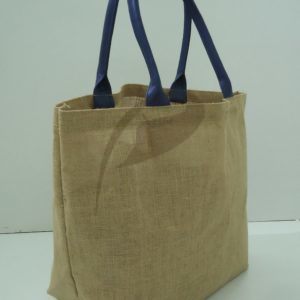 GENUINE LEATHER ROPE HANDLE BAG, for Gift, Shopping, Branding, Promotion etc, Feature : Re-useable