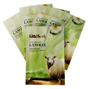 LANOLIN BAMBOO FACE MASK WITH COLLAGEN 5 PACK