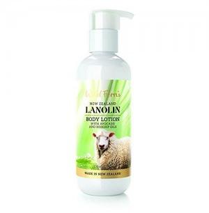 LANOLIN BODY LOTION WITH AVOCADO AND ROSEHIP OILS