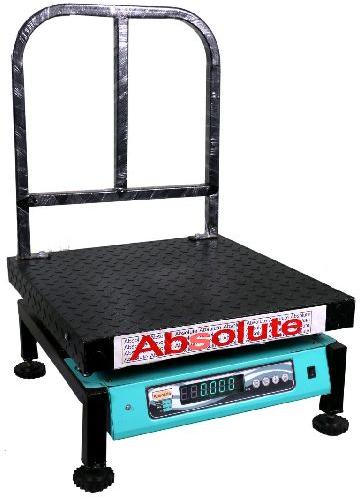 Black Mobile Weighing Scale