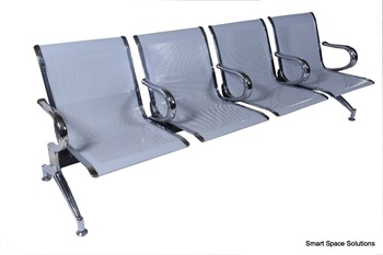 Metal airport seating chair