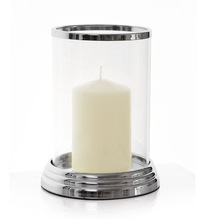 metal candle holder glass