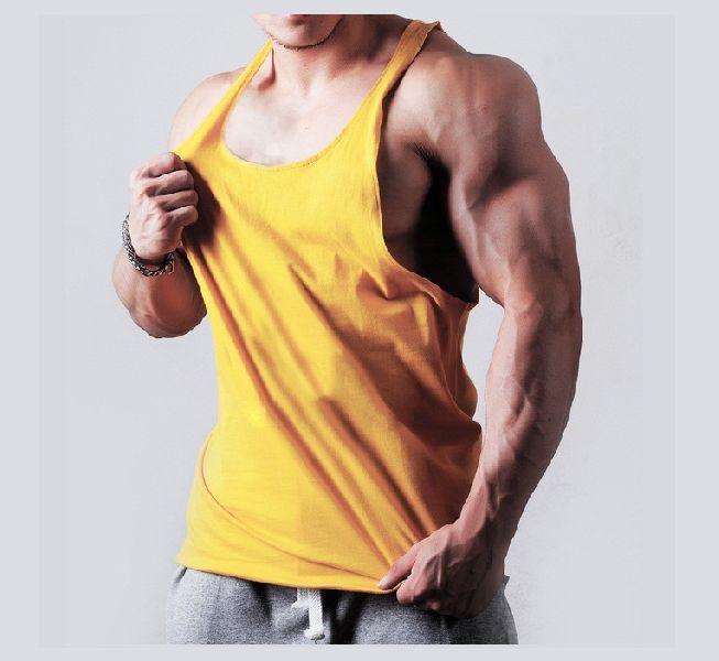 Sports tank top for men, Feature : Anti-pilling, Anti-Shrink, Breathable, Eco-Friendly, Plus Size