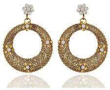Antique Round Earrings