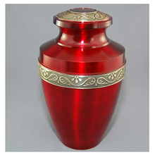 HA Metal Cremation Urn, for Adult, Style : American Style
