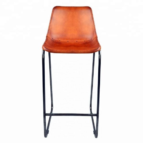 Giron Leather Bar Chair