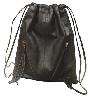 Genuine Leather Drawstring Backpack, Style : Vintage