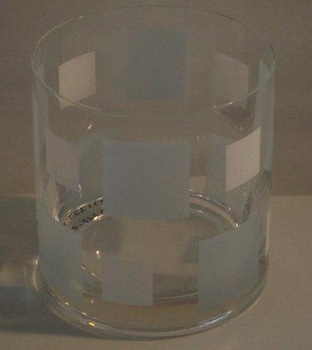 Barline Circles Unique Crystal Whiskey Glass Drinkware