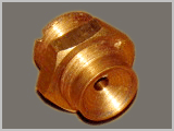 Brass Ball Head Nut, Color : Golden