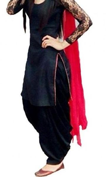 Plain Chiffon Ladies Designer Patiala Salwar, Size : 26, 28, 30, 32, 34, 36