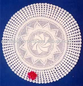 100% Cotton Crocheted crochet doily napkin, Feature : Disposable