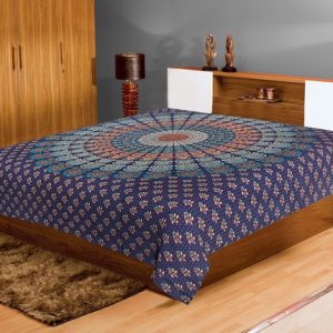 Mandala Indian Traditional Print bad sheet Bohemian Tapestries 85100 Inch