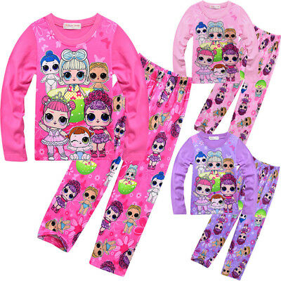 Girls Multi Color Night Suit, Technics : Woven