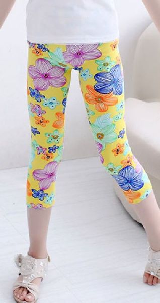 Printed Cotton Girls Stylish Leggings, Occasion : Casual Wear, Party Wear