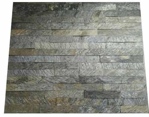Green Mica Stone Panels, for Wall Decoration, Pattern : Plain