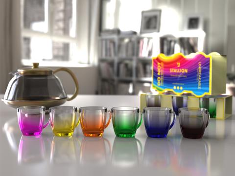 Tea Cups - Rainbow Collection