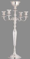 Aluminum nickle plated Candelabra