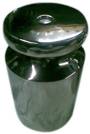 Cylindrical Stainless steel 10 Kg Calibration Weight, Density : Density