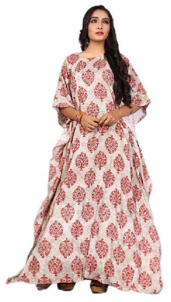 Long Rayon Soft Cotton Kaftans Kurtas