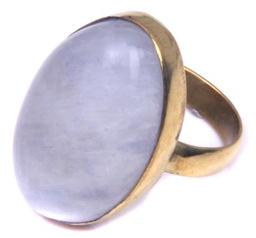 Rainbow moonstone gold plated ring, Gender : Men's, Unisex, Women's