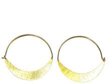 Medallion Jewels Hoop Wire Brass Earrings, Occasion : Anniversary, Engagement, Gift, Party, Wedding