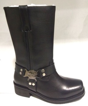 BXXY 100% Genuine Leather COW BOY BIKER BOOTS,, Size : 40-48