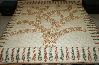 Block printed quilts