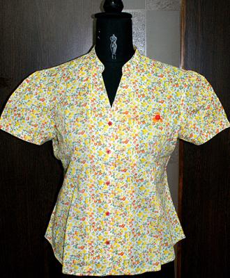 floral printed cotton shirt