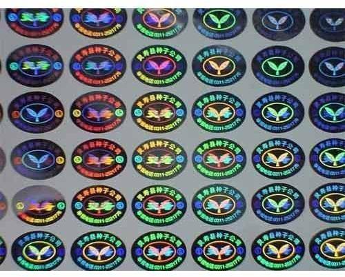 Epoxy Flip Flop Hologram Stickers, for Lamination, Shipping Labels, Feature : Anti-Counterfeit, Dynamic Color