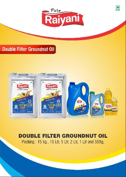 double filter groundnut oil