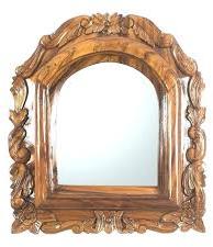 Polished Antique Wooden Mirror Frame, for Home, Hotel, Office, Feature : Attractive Design, Fine Finishing