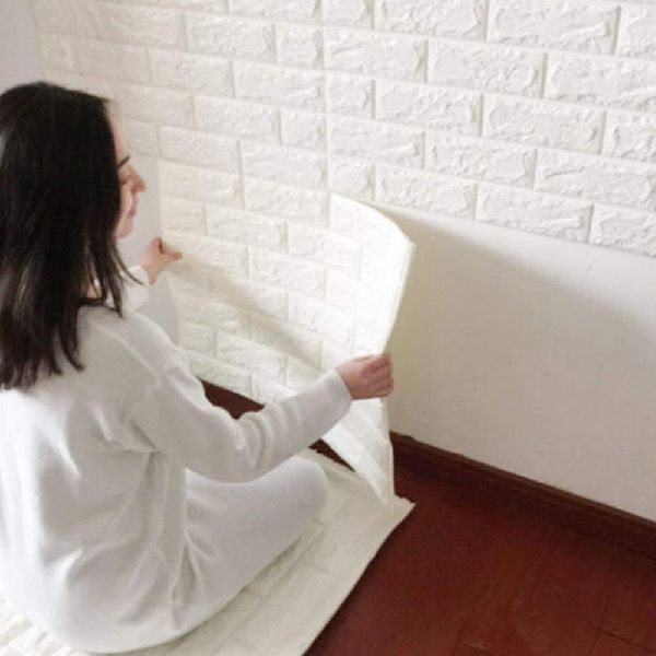 3D PVC Foam Brick Wall Sticker