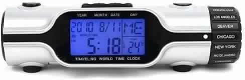 Alarm Clock With Calendar Temperature & Led Torch