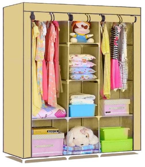 Collapsible Foldable Clothes Closet Wardrobe Storage Rack