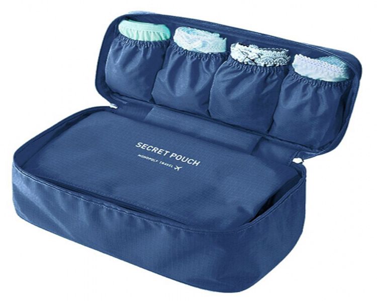 Travel Organiser Polyester Pouch Dark Blue