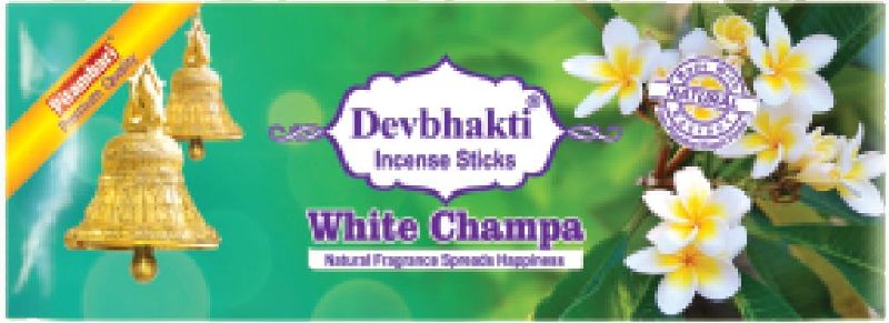 Devbhakti White Champa Incense Sticks, for Worship, Packaging Type : Plastic Bag, Packet