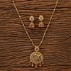 Antique Delicate Pendant Set With Gold Plating