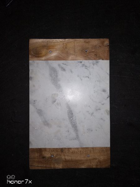 Marble Wood joint Tray