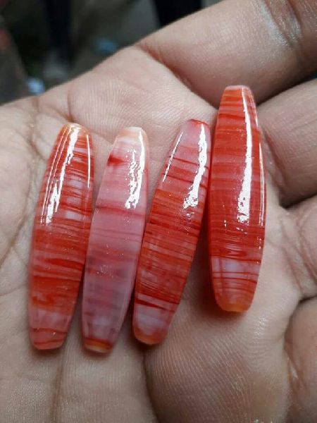 Polish Plain Cutting Glass Beads, for Party Wear