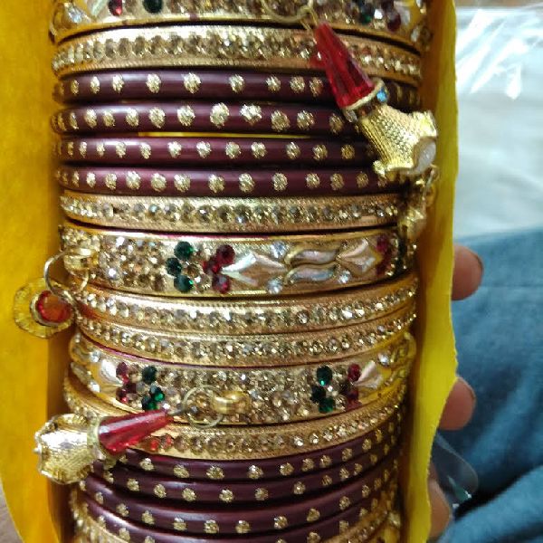 Traditional Bangles, Occasion : Casual, Main Stone : Crystal at Best ...